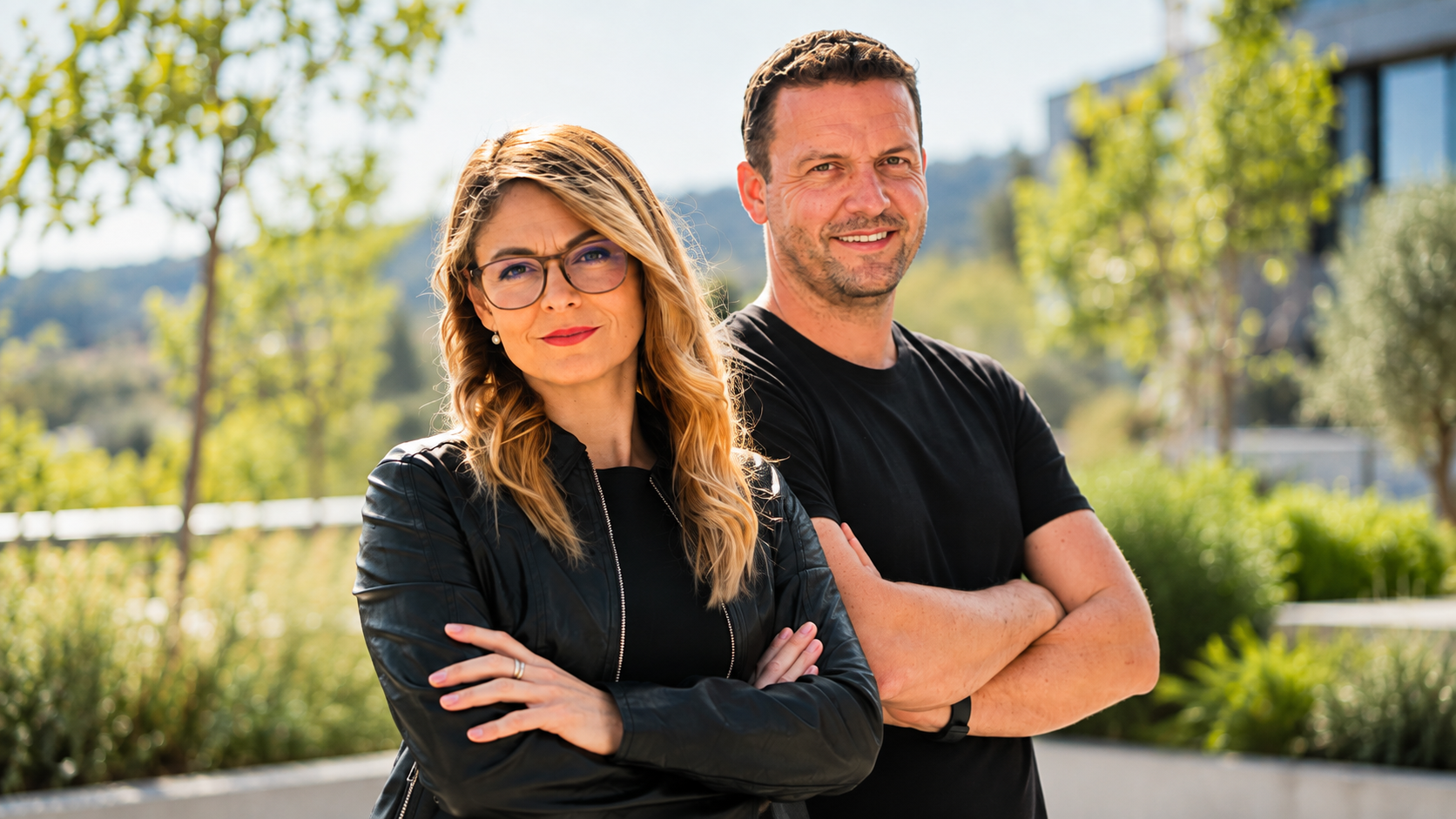 Németh Kriszta és Pölczmann Balázs, a WIDE MEDIA csapata